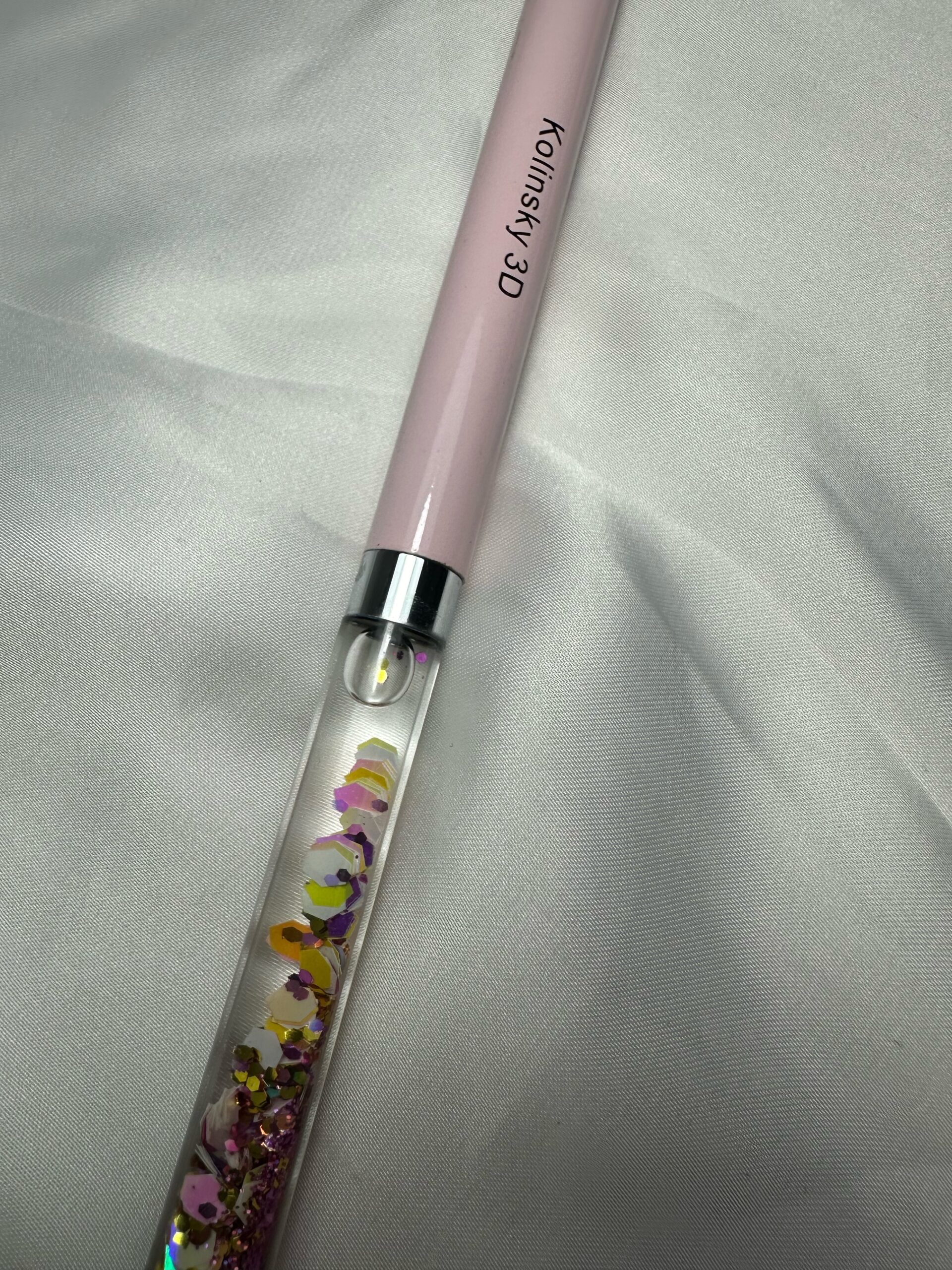 Pincel 3D Nº2 100% kolinsky para polygel - Imagen 2