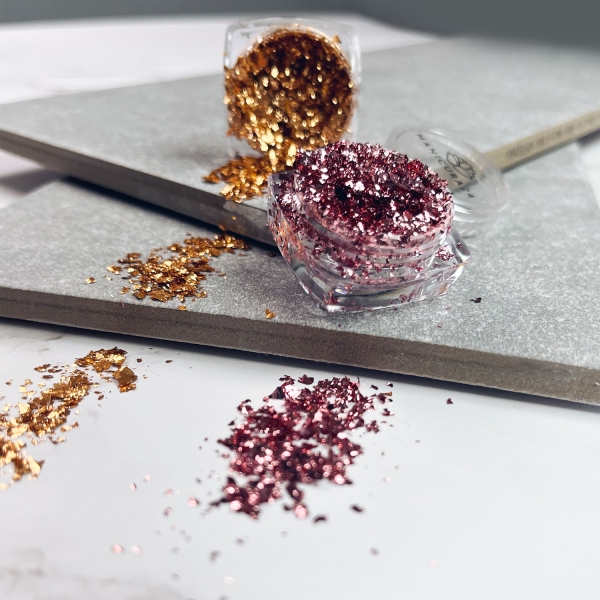 Glitter Flakes - Rosa - Imagen 4