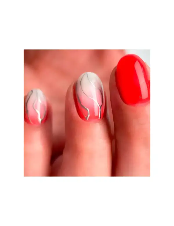 PNB Gel Paint para decoración - Silver Fusion - 5ml - Imagen 5