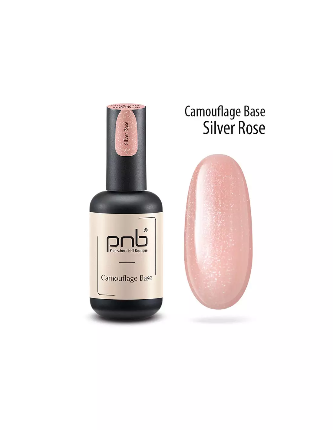 PNB Base Rubber Camouflage - Silver Rose - 17ml