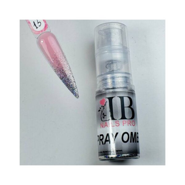 SPRAY BABY BOOMER EN POLVO Ilusión Beauty 15 (PLATA) AIRBRUSH