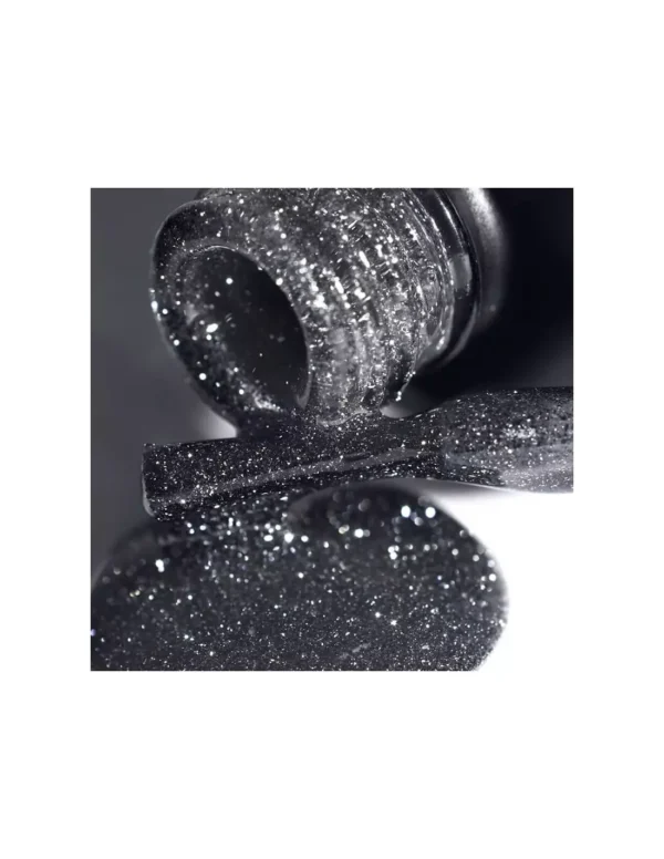 PNB Esmalte semipermanente Shock Effect - 09 Crystal Black - 8ml - Imagen 3