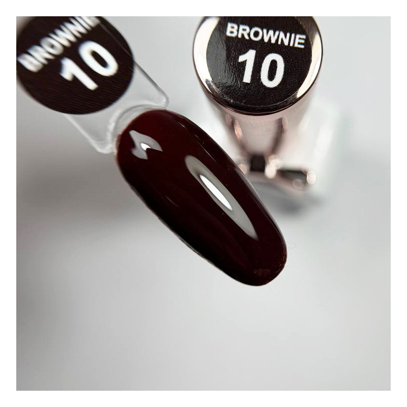 Brownie 10 Illusion Beauty Nails – 10ml (marrón, chocolate)