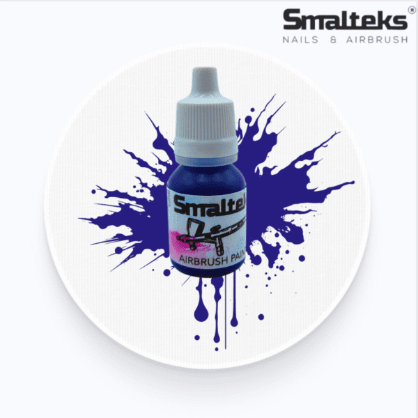 Pintura azul Basic Cyan Cobalt Blue Aerografo Smalteks 04 10ml