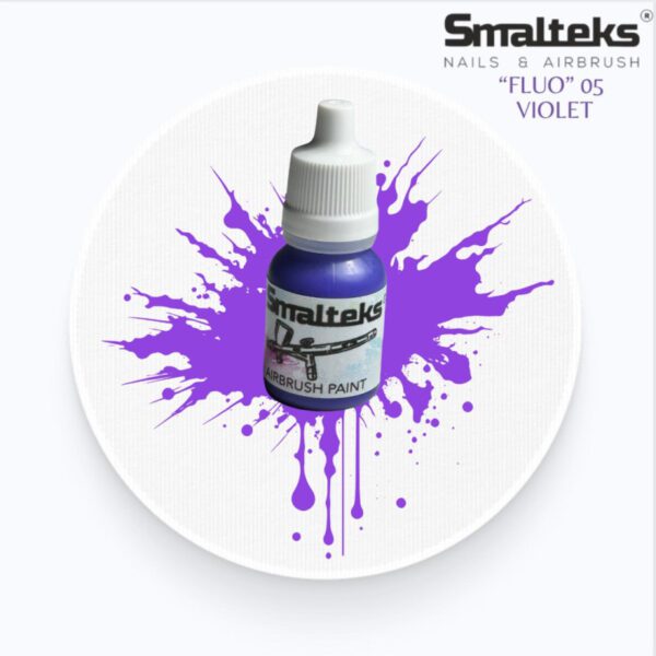 Pintura FLUO 05 Violet Aerografo Smalteks 10ml