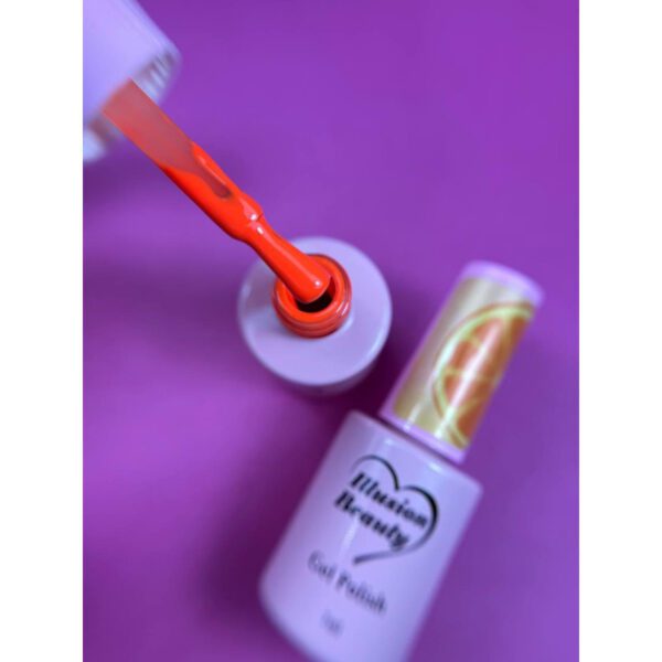 ESMALTE SEMIPERMANENTE NARANJA 02 - ILLUSION BEAUTY 7ML - Imagen 2