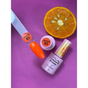 ESMALTE SEMIPERMANENTE NARANJA 03 - ILLUSION BEAUTY 7ML