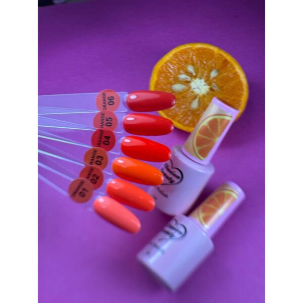 ESMALTE SEMIPERMANENTE NARANJA 04 - ILLUSION BEAUTY 7ML - Imagen 5