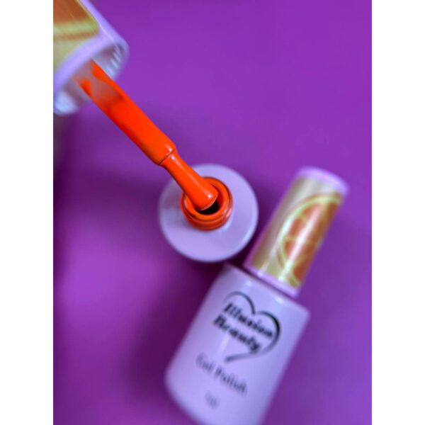 ESMALTE SEMIPERMANENTE NARANJA 03 - ILLUSION BEAUTY 7ML - Imagen 2