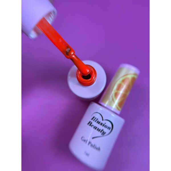 ESMALTE SEMIPERMANENTE NARANJA 04 - ILLUSION BEAUTY 7ML - Imagen 6
