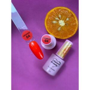 ESMALTE SEMIPERMANENTE NARANJA 04 - ILLUSION BEAUTY 7ML