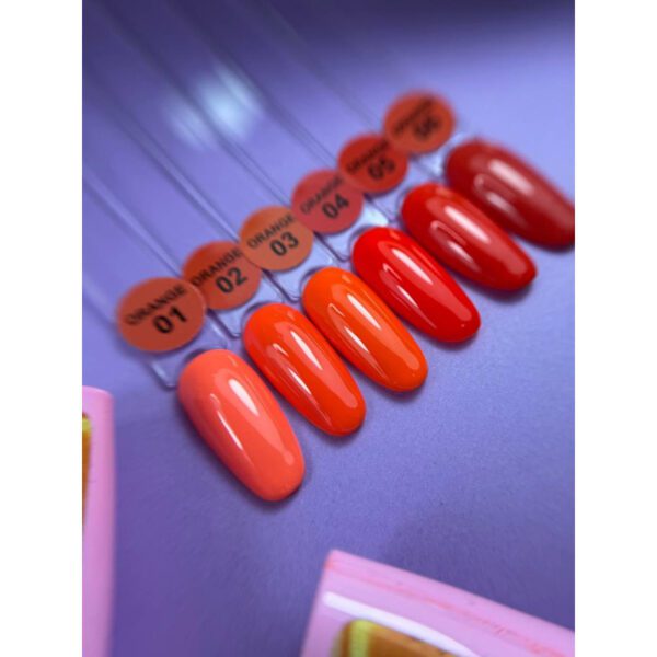 ESMALTE SEMIPERMANENTE NARANJA 05 - ILLUSION BEAUTY 7ML - Imagen 4
