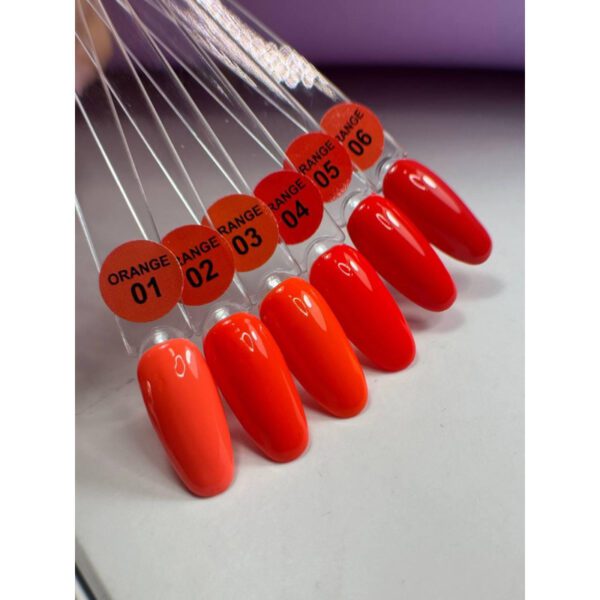 ESMALTE SEMIPERMANENTE NARANJA 05 - ILLUSION BEAUTY 7ML - Imagen 5
