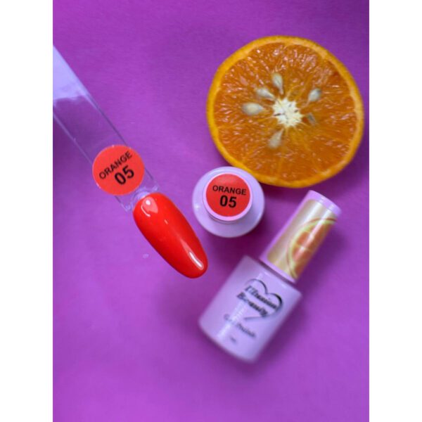 ESMALTE SEMIPERMANENTE NARANJA 05 - ILLUSION BEAUTY 7ML