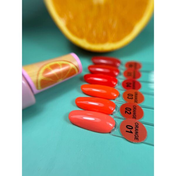ESMALTE SEMIPERMANENTE NARANJA 05 - ILLUSION BEAUTY 7ML - Imagen 7