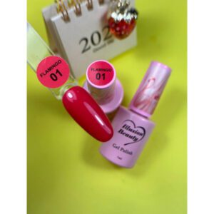 ESMALTE SEMIPERMANENTE ROSA 01 FLAMINGO ILLUSION BEAUTY 7ML