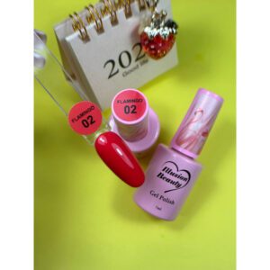 ESMALTE SEMIPERMANENTE ROSA 02 FLAMINGO ILLUSION BEAUTY 7ML