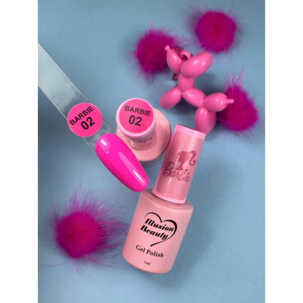 ESMALTE SEMIPERMANENTE ROSA 02 PINK LADY - ILLUSION BEAUTY 7ML - Imagen 4
