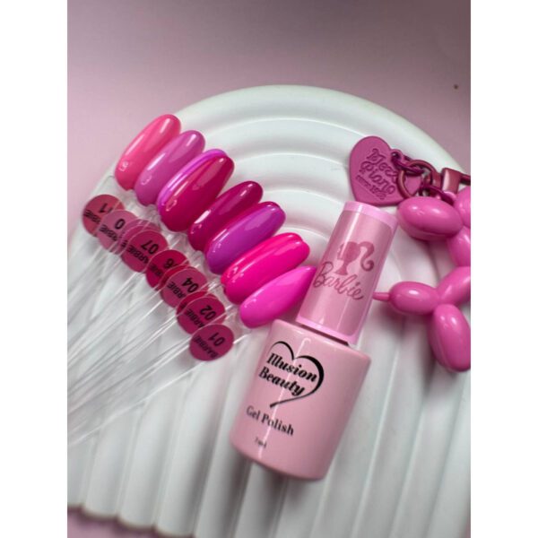 ESMALTE SEMIPERMANENTE ROSA 04 PINK LADY - ILLUSION BEAUTY 7ML - Imagen 4