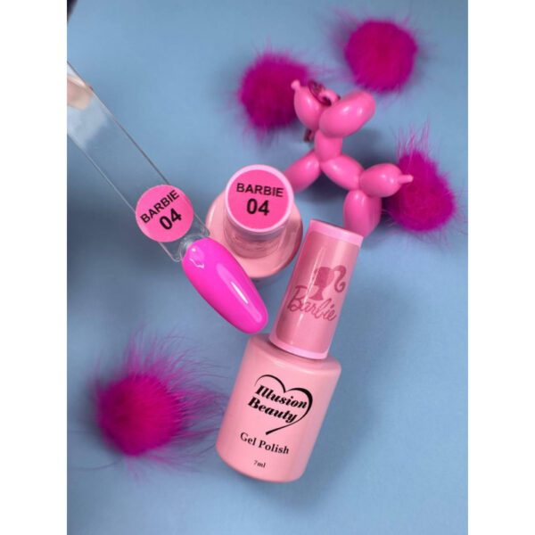 ESMALTE SEMIPERMANENTE ROSA 04 PINK LADY - ILLUSION BEAUTY 7ML - Imagen 2