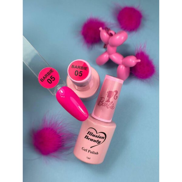 ESMALTE SEMIPERMANENTE ROSA 05 PINK LADY ILLUSION BEAUTY 7ML - Imagen 2