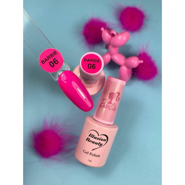 ESMALTE SEMIPERMANENTE ROSA 06 PINK LADY - ILLUSION BEAUTY 7ML - Imagen 2