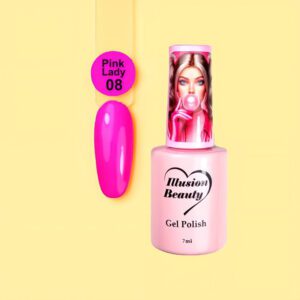 ESMALTE SEMIPERMANENTE ROSA 09 PINK LADY - ILLUSION BEAUTY 7ML