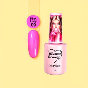 ESMALTE SEMIPERMANENTE ROSA 09 PINK LADY - ILLUSION BEAUTY 7ML