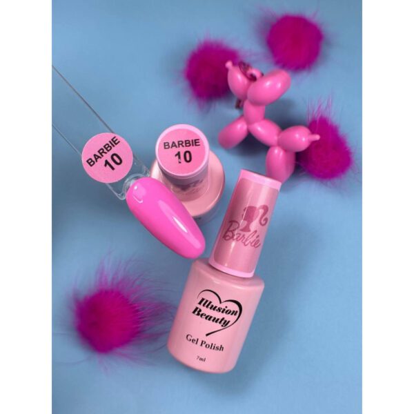 ESMALTE SEMIPERMANENTE ROSA 10 PINK LADY - ILLUSION BEAUTY 7ML - Imagen 3