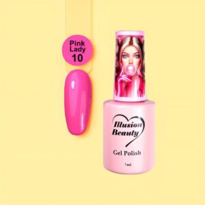 ESMALTE SEMIPERMANENTE ROSA 10 PINK LADY - ILLUSION BEAUTY 7ML