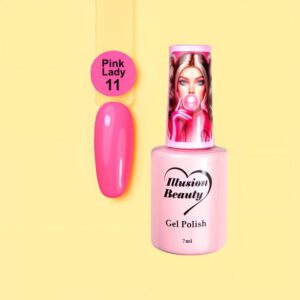 ESMALTE SEMIPERMANENTE ROSA 11 PINK LADY - ILLUSION BEAUTY 7ML