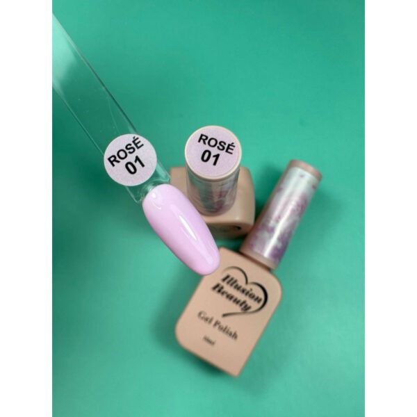 ESMALTE SEMIPERMANENTE ROSÉ 01 - ILLUSION BEAUTY 10 ML COLECCIÓN ROSÉ - Imagen 3