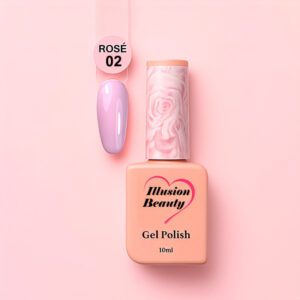 ESMALTE SEMIPERMANENTE ROSÉ 02 - ILLUSION BEAUTY 10 ML COLECCIÓN ROSÉ