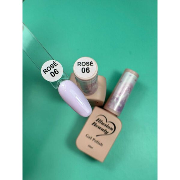ESMALTE SEMIPERMANENTE ROSÉ 06 - ILLUSION BEAUTY 10 ML COLECCIÓN ROSÉ - Imagen 3