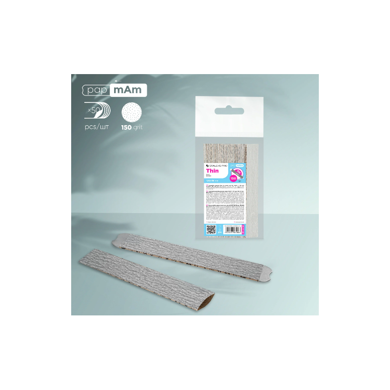 Estuches para limas desechables Staleks, Repuestos Papmam Para La Lima Recta SMART 22 DFC-22-150