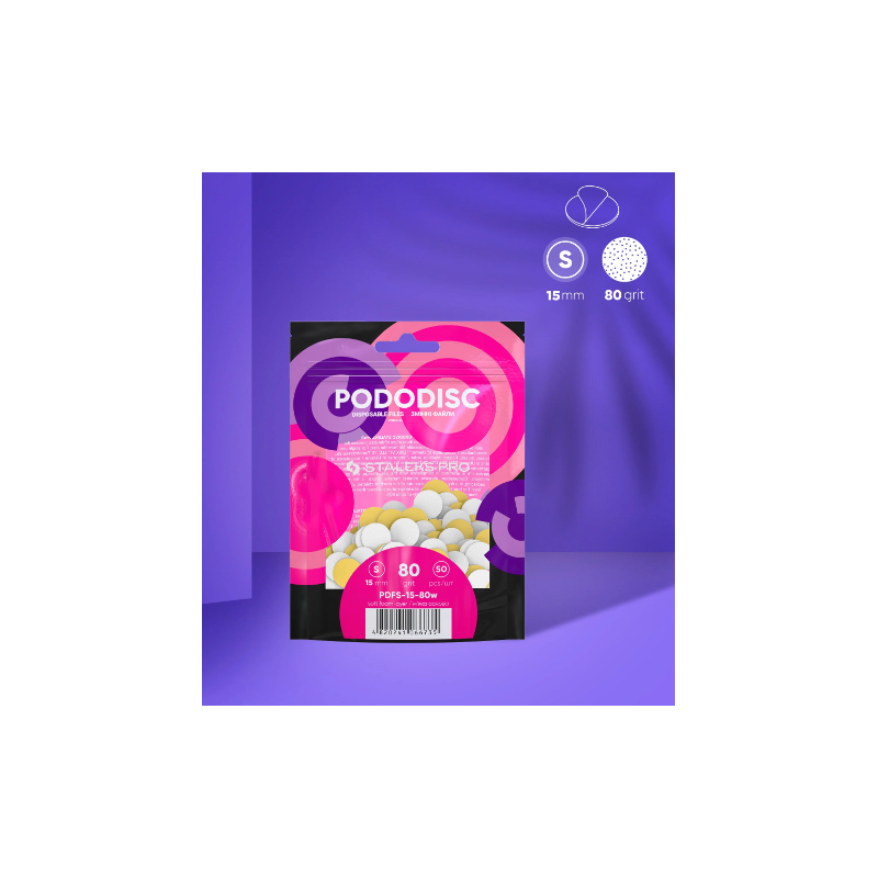 Limas buffer Desechables Para PODODISC STALEKS PRO M (25 Uds.) PDFB-20