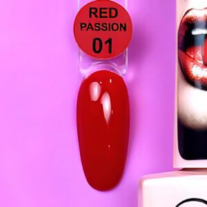 PASSION RED - 1 - Illusion Beauty Nails – 10ml (colección rojos)