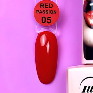 PASSION RED - 5 - Illusion Beauty Nails – 10ml (colección rojos)