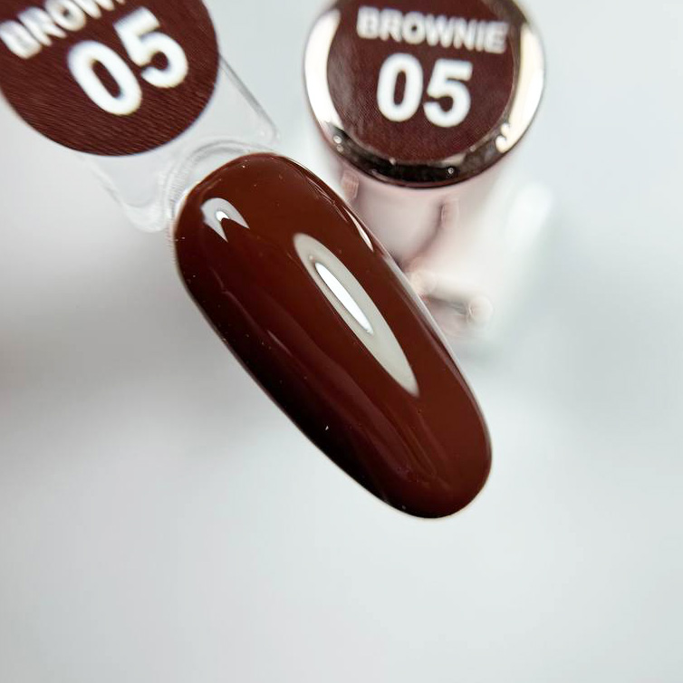 Brownie 5 Illusion Beauty Nails – 10ml (marrón, chocolate)
