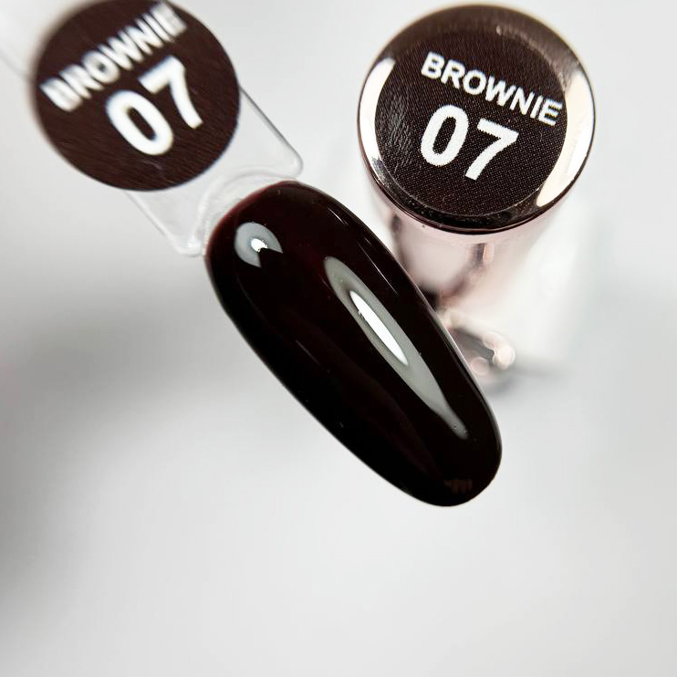 Brownie 7 Illusion Beauty Nails – 10ml (marrón, chocolate)