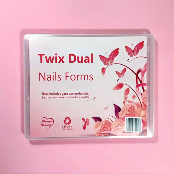 Tips - Twix Dual Nails Forms Illusion Beauty - TIPS DUAL FORMAS SUPERIORES - Imagen 2