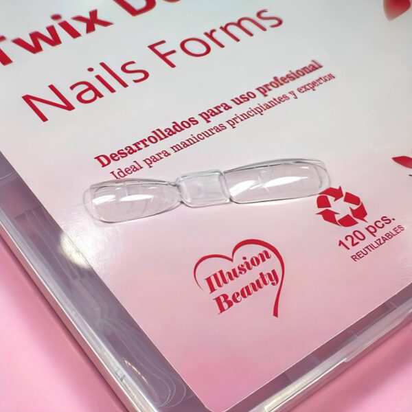 Tips - Twix Dual Nails Forms Illusion Beauty - TIPS DUAL FORMAS SUPERIORES - Imagen 4