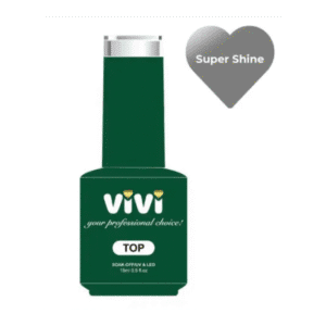 Top coat super Shine VIVI 15ml con filtro solar, azulea