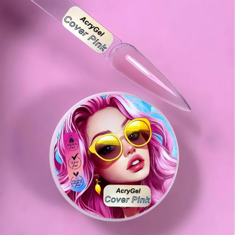 Acrygel Illusion Beauty - COVER PINK - 30ML - Imagen 3