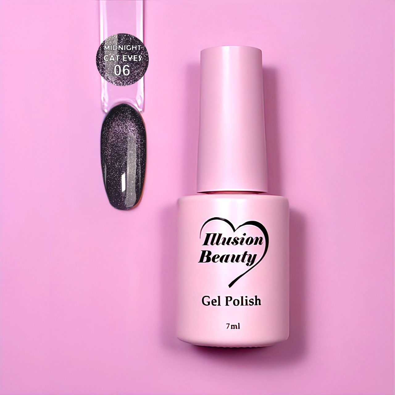 Midnight Cat Eyes 06 - Illusion Beauty – 7 ml OJO DE GATO, MAGNÉTICOS - Imagen 2