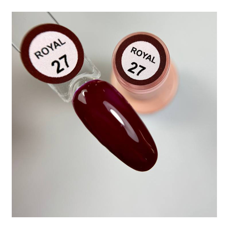 Royal 27 Illusion Beauty Nails - 7ml burdeos - Imagen 2