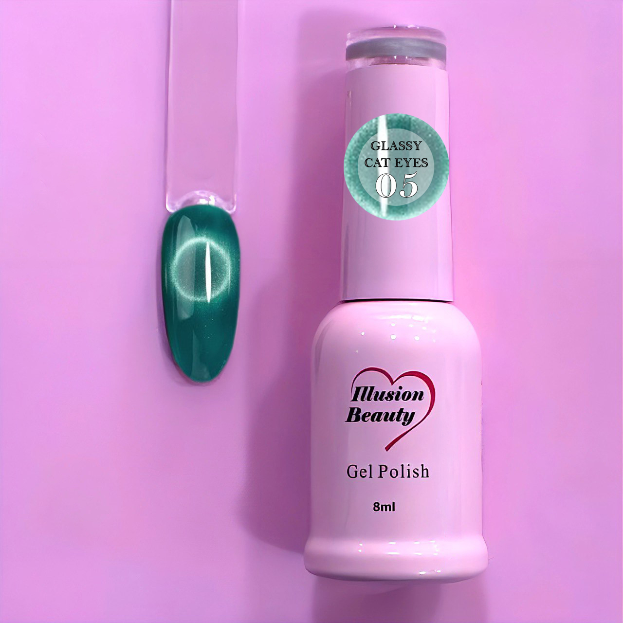 Esmalte Semipermanente Glassy Cat Eyes 05 – Illusion Beauty 8 ml