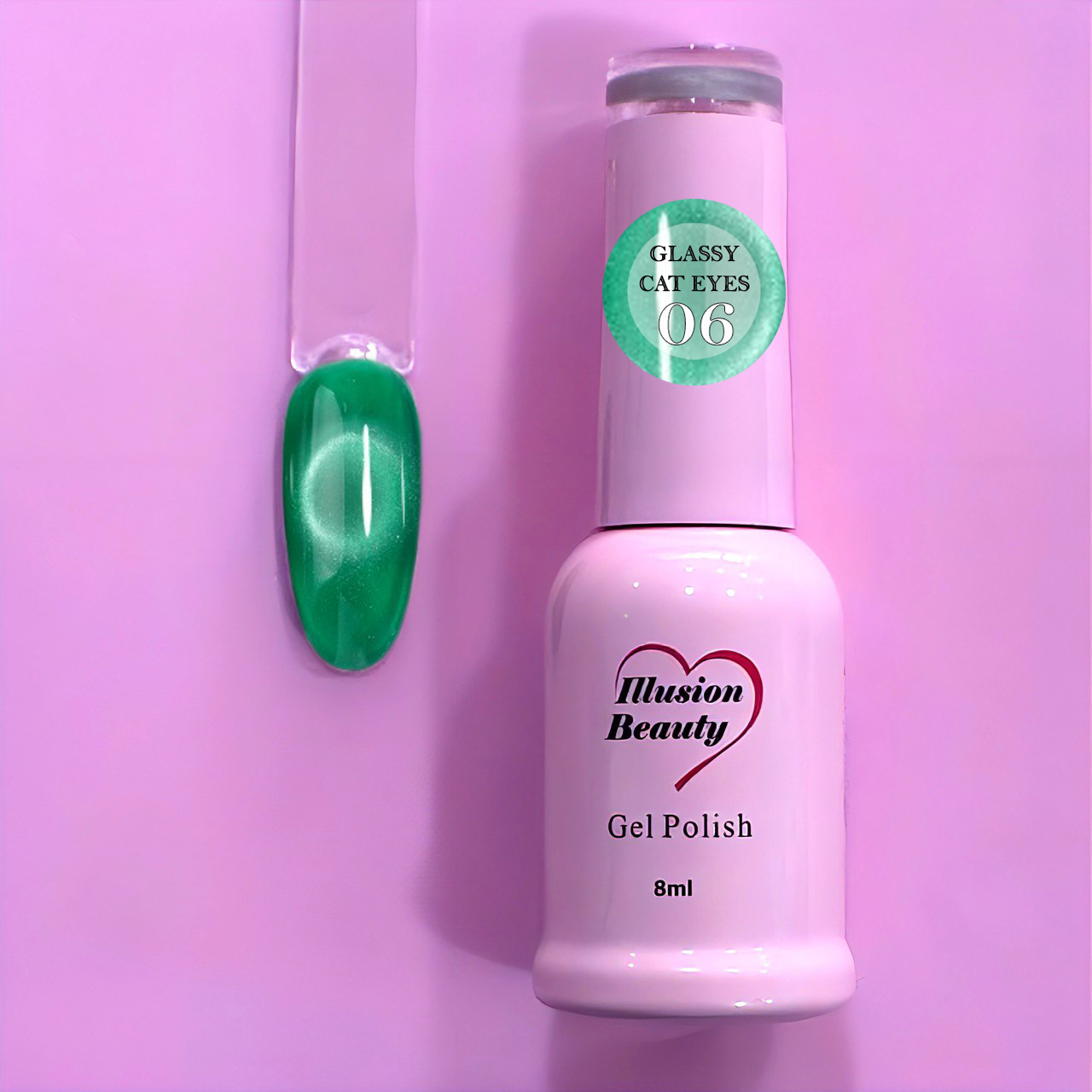 Esmalte Semipermanente Glassy Cat Eyes 06 – Illusion Beauty 8 ml
