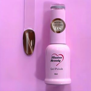 Esmalte Semipermanente Mocha Cat Eyes 08 – Illusion Beauty | 8 ml