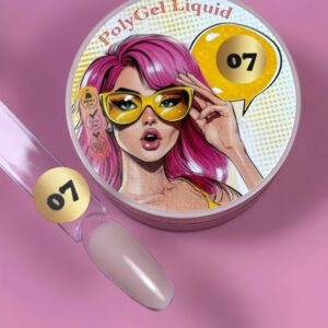 Polygel Liquid 07 Illusion Beauty Nails Pro – 30gr nude rosado cover